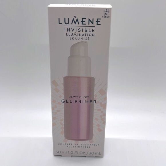 NWT Lumene Invisible Illumination Dewy Glow Gel Primer - Picture 4 of 7